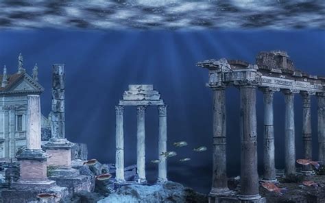 how did the lost city of atlantis sink